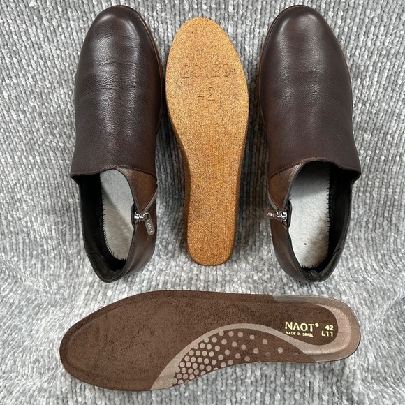 Naot Bayamo Brown Copper Cut-Out Ankle Boot Bootie Size 11-11.5 - Picture 6 of 13